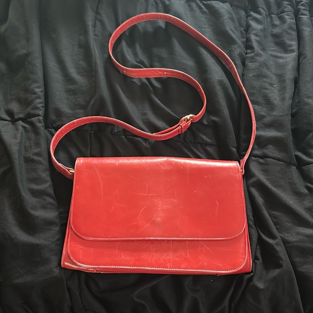 Red Cassis Cross Body Bag